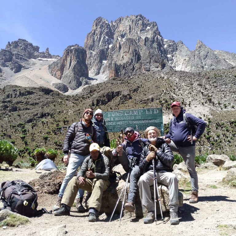 Batian and Nelion, the technical summits of Mount Kenya