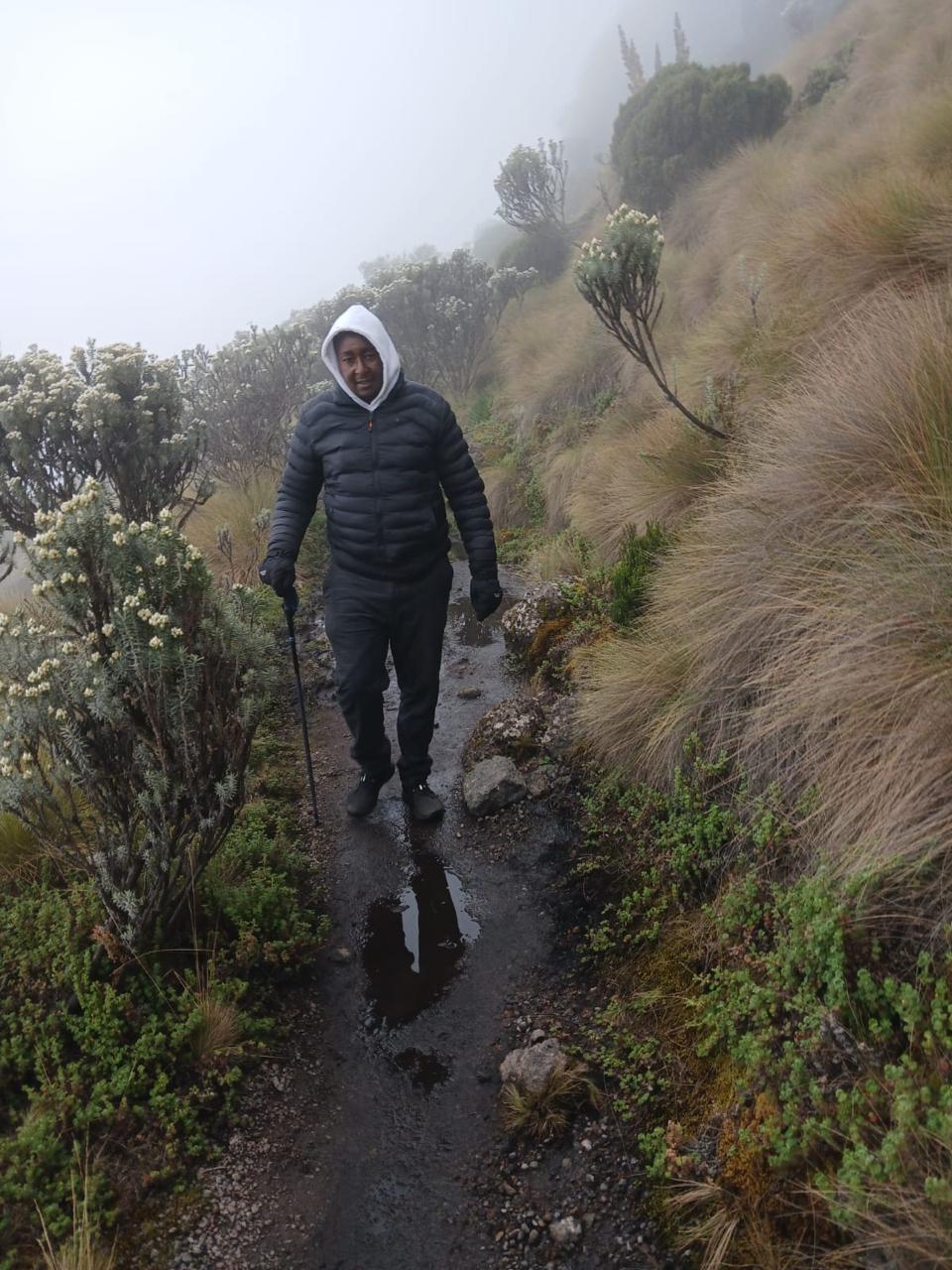 Sirimon route, Mount Kenya